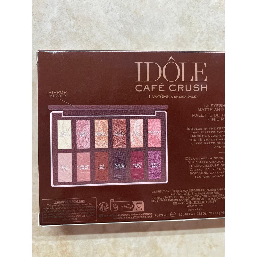 Lancome Idole Eyeshadow Café Crush Palette 12 Shades Skeika Daley Makeup - Picture 5 of 8